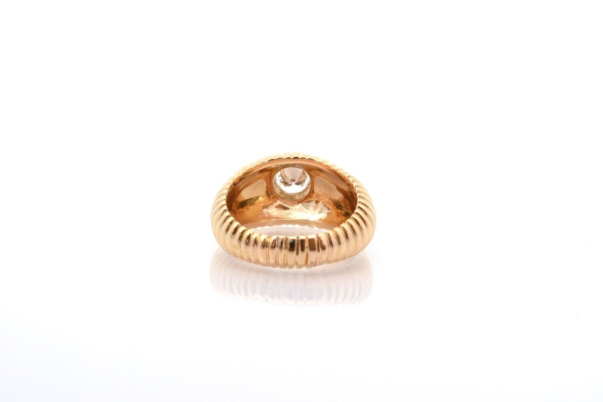 Bague en or jaune et diamant - Castafiore