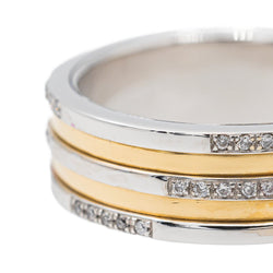 Bague en Or jaune et Diamant - Castafiore