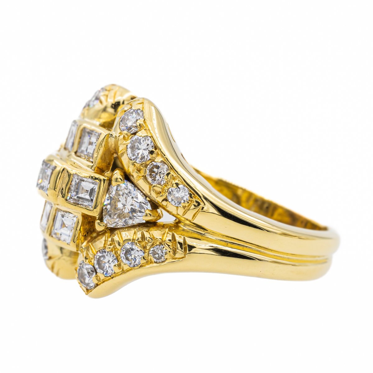 Bague en Or jaune et diamant - Castafiore