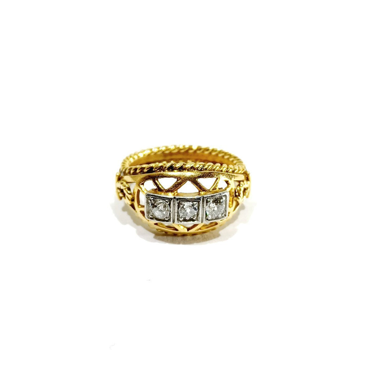 Bague En or jaune Et diamant - Castafiore