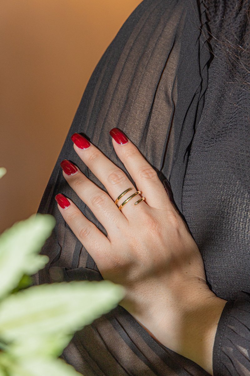 Bague en or jaune et diamant - Castafiore