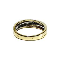 Bague en or jaune et diamants - Castafiore