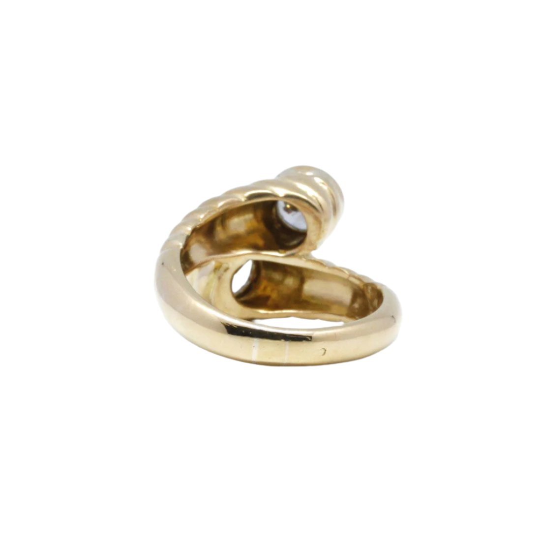 Bague en or jaune et diamants - Castafiore