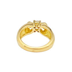 Bague en or jaune et diamants - Castafiore