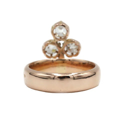 Bague en or jaune et diamants - Castafiore