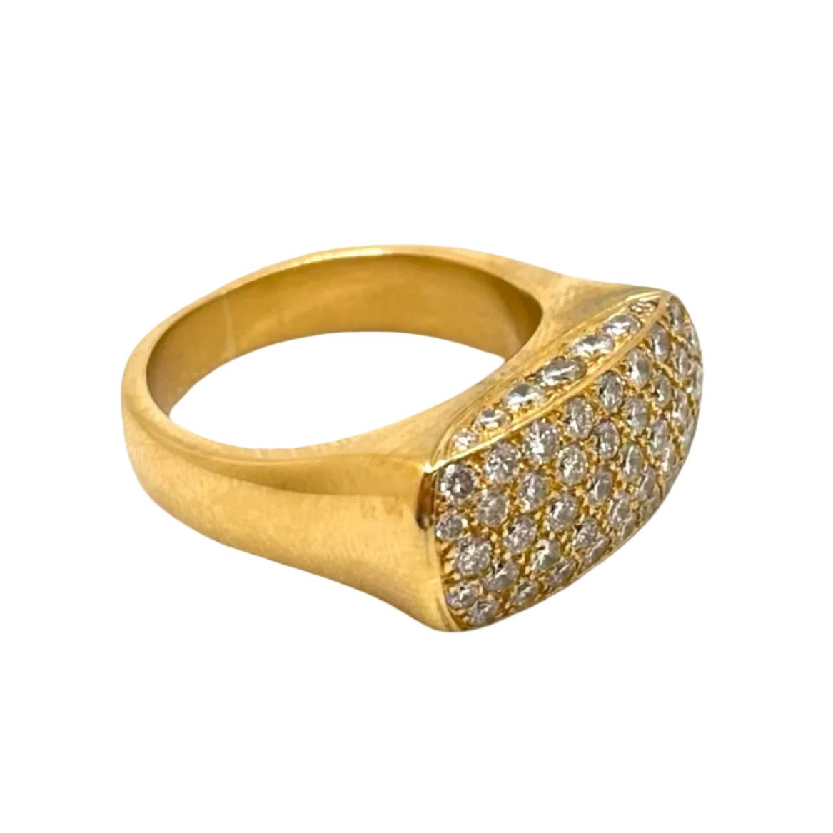 Bague en or jaune et diamants - Castafiore