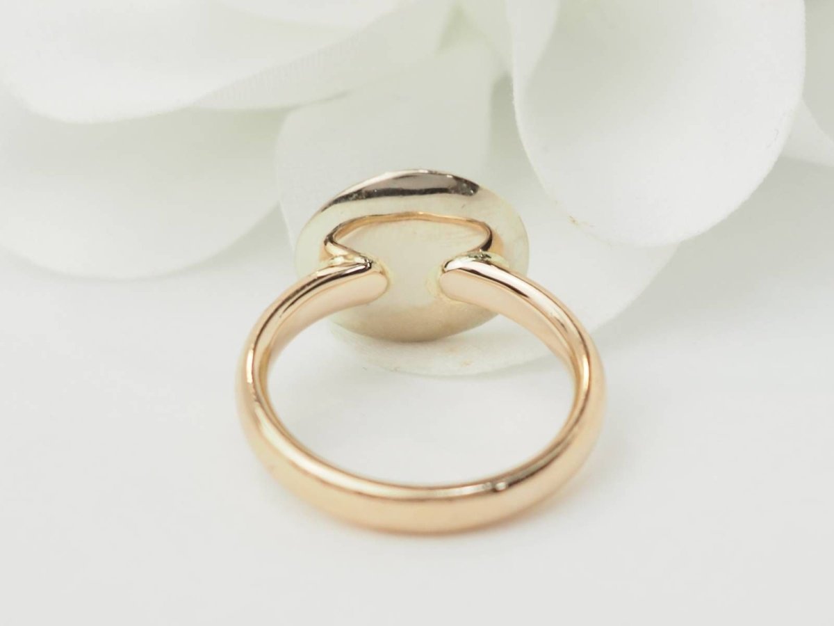 Bague en or jaune et diamants - Castafiore