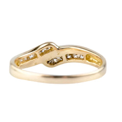 Bague en or jaune et diamants - Castafiore