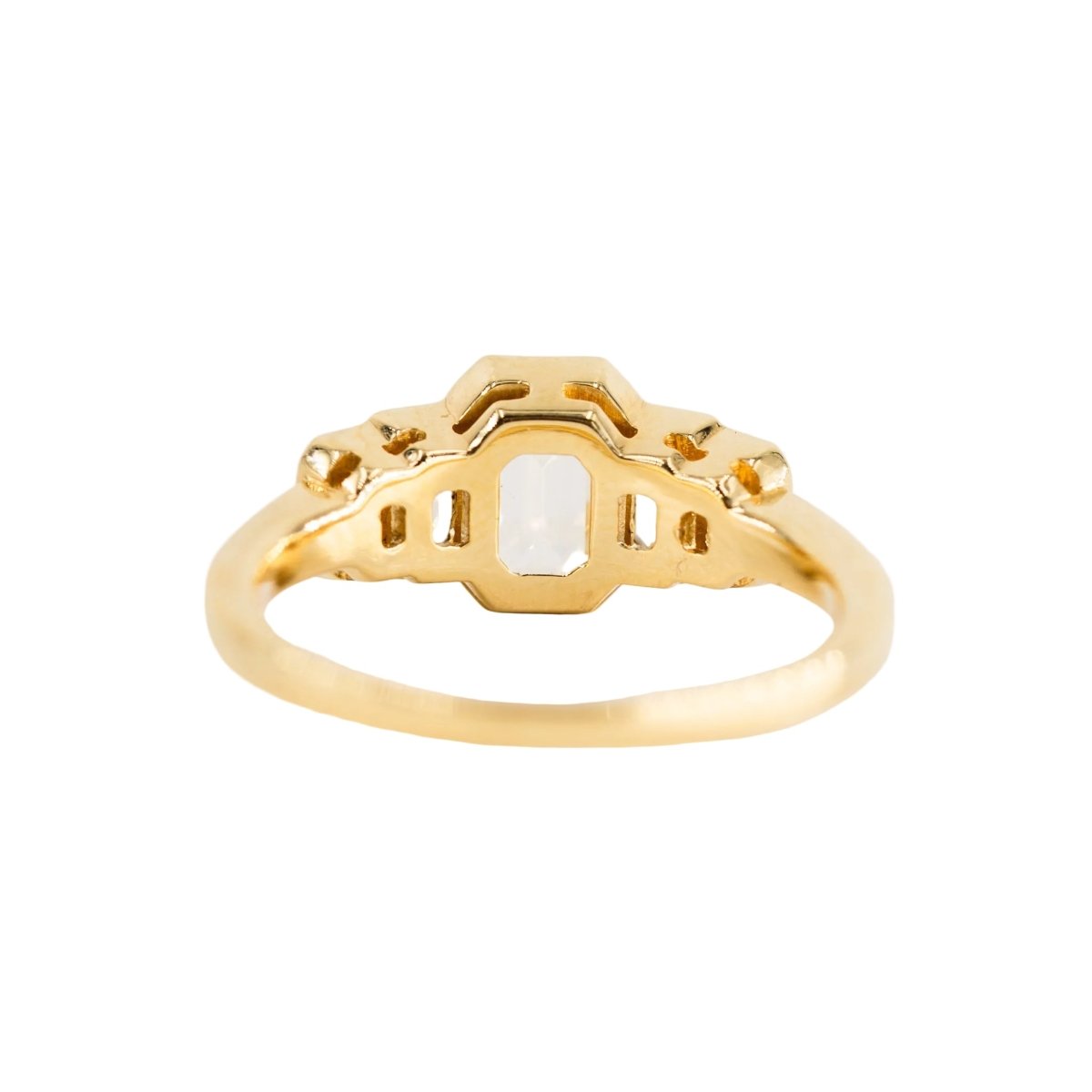 Bague en or jaune et diamants - Castafiore