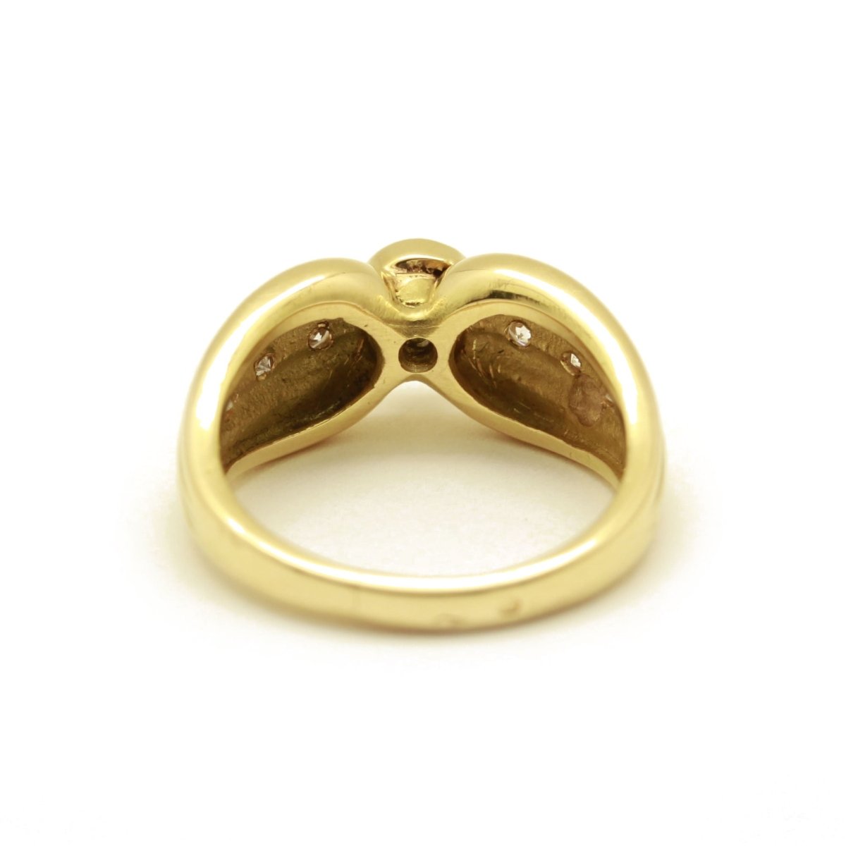 Bague en or jaune et diamants - Castafiore