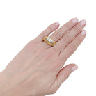 Bague en or jaune et diamants - Castafiore