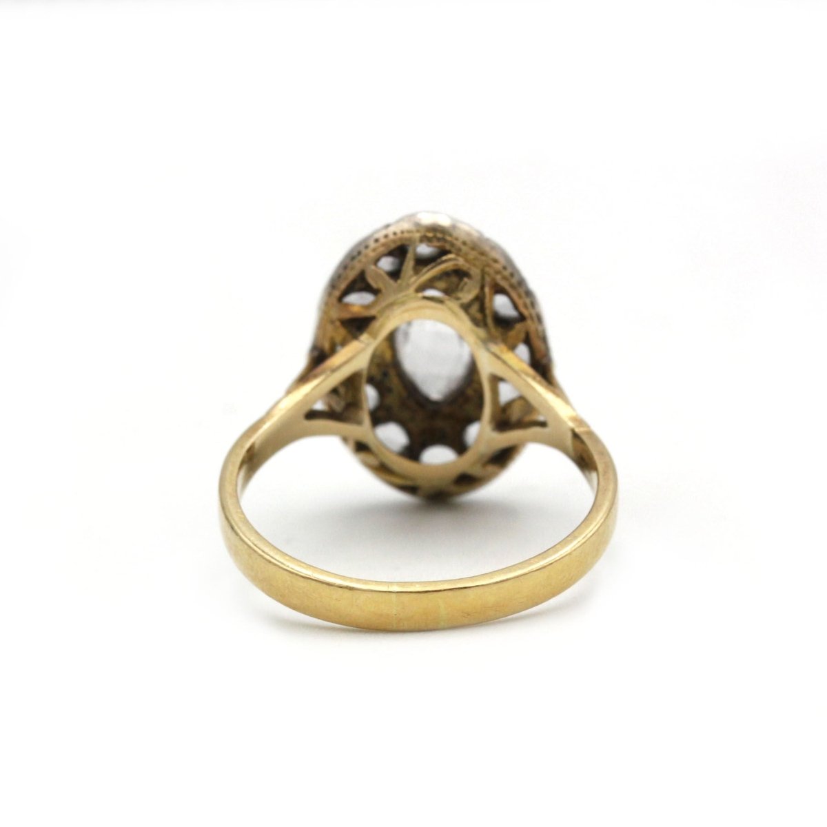 Bague en or jaune et diamants - Castafiore