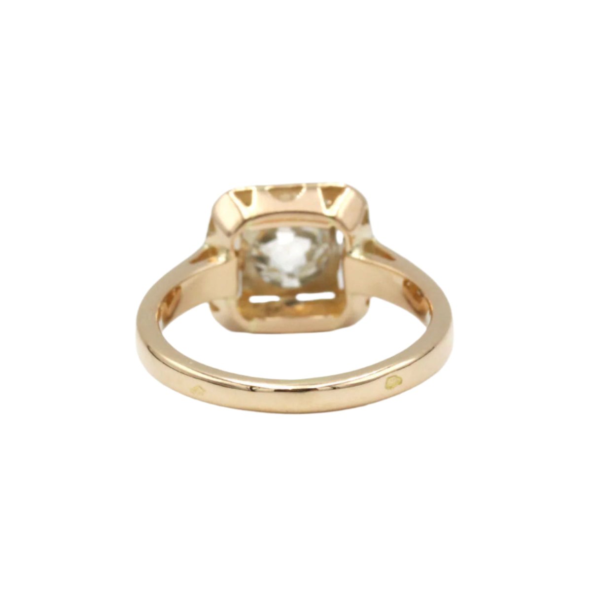 Bague en or jaune et diamants - Castafiore