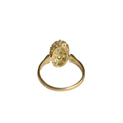 Bague en or jaune et diamants - Castafiore