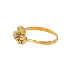 Bague en or jaune et diamants - Castafiore