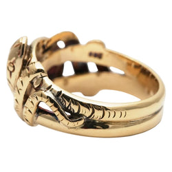 Bague en or jaune et diamants - Castafiore