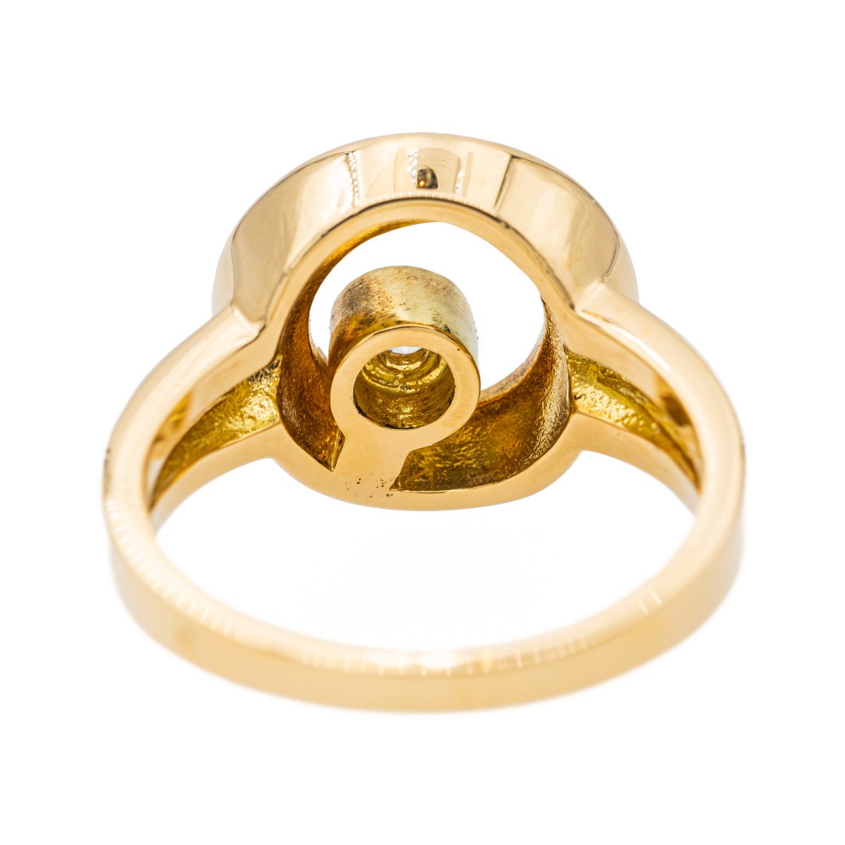 Bague en or jaune et diamants - Castafiore