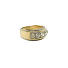 Bague en or jaune et diamants - Castafiore