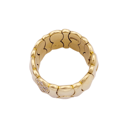 Bague en or jaune et diamants - Castafiore