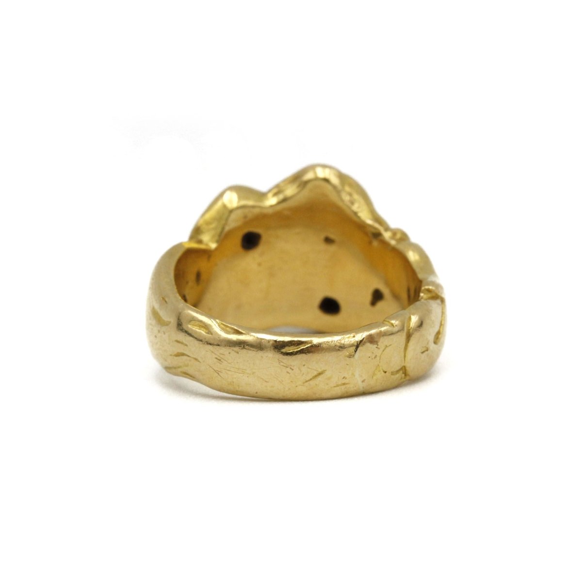 Bague en or jaune et diamants - Castafiore