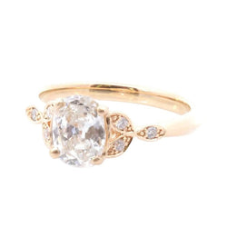 Bague en or jaune et diamants - Castafiore