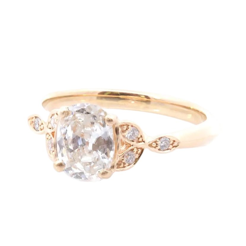 Bague en or jaune et diamants - Castafiore