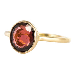 Bague en or jaune et grenat rhodolite - Castafiore