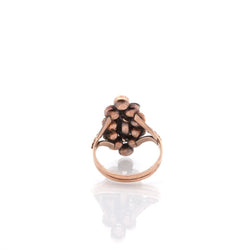 Bague en or jaune et grenats - Castafiore