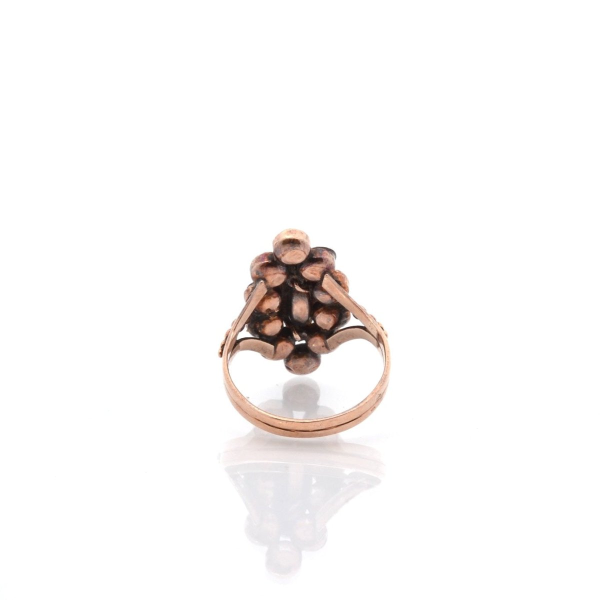 Bague en or jaune et grenats - Castafiore