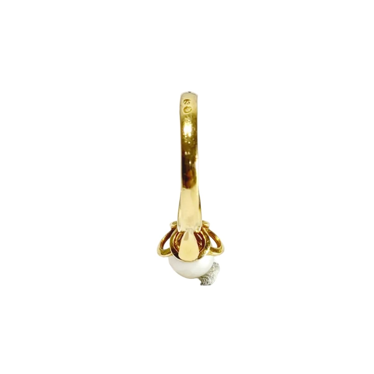 Bague en or jaune et perle - Castafiore
