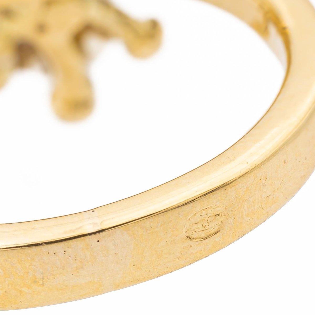 Bague en or jaune et perles - Castafiore