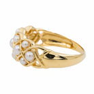 Bague en or jaune et perles - Castafiore