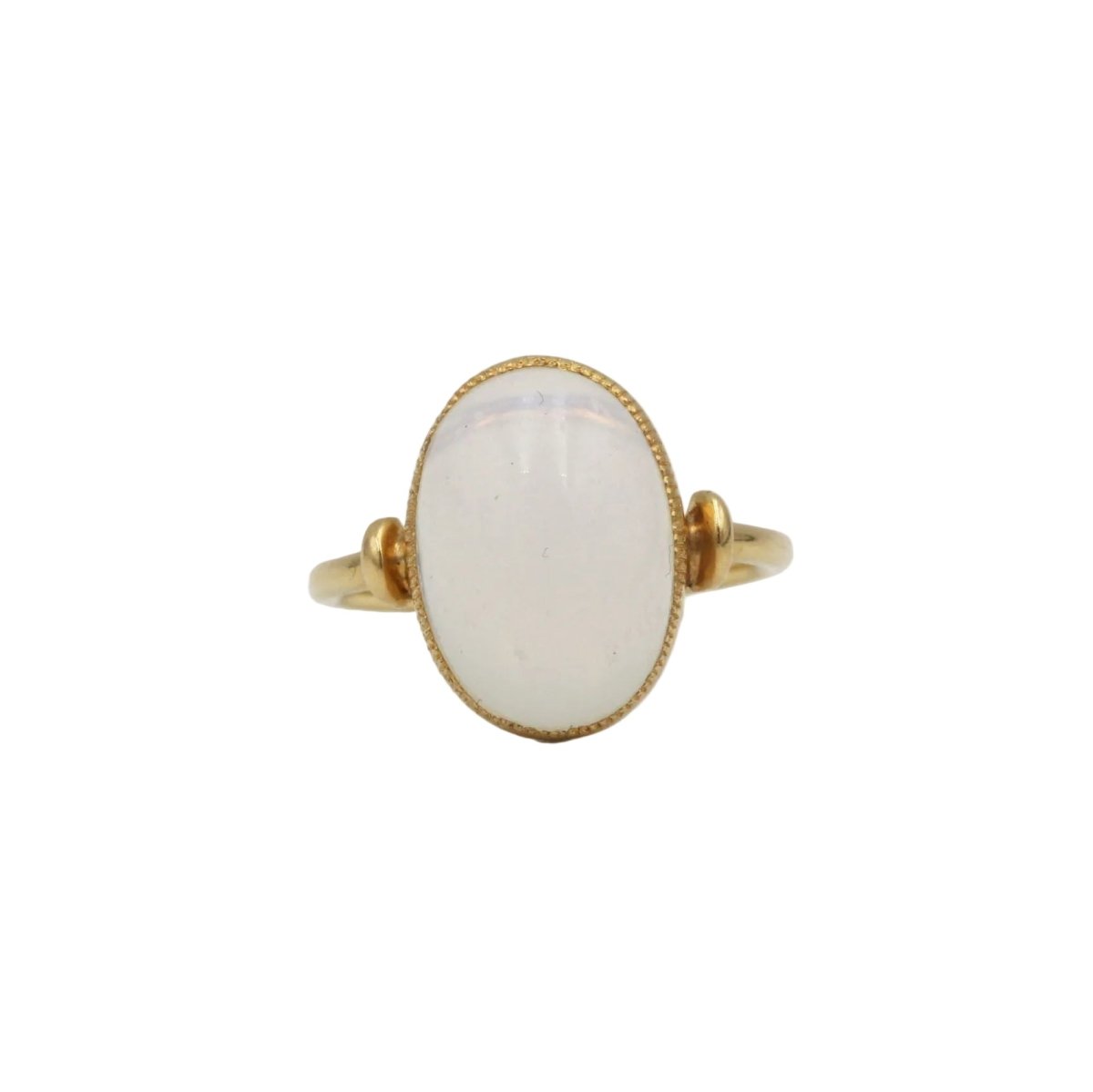 Bague en or jaune et pierre de lune - Castafiore