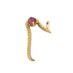 Bague en or jaune et rubis - Castafiore