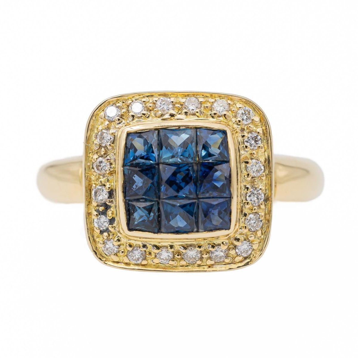 Bague en or jaune et Saphir - Castafiore