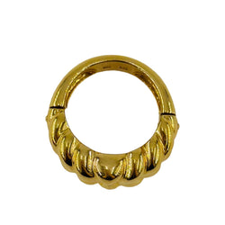 Bague en or jaune et saphirs - Castafiore