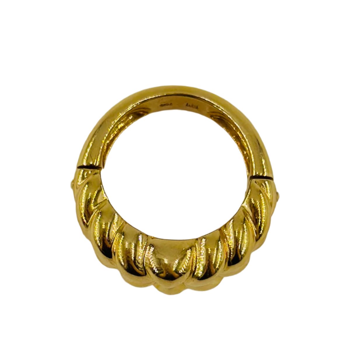 Bague en or jaune et saphirs - Castafiore