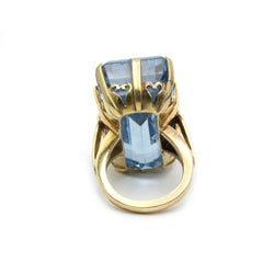 Bague en or jaune et topaze - Castafiore