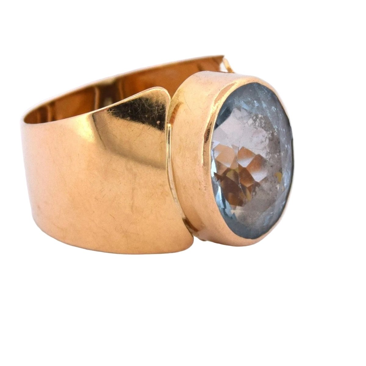 Bague en or jaune et topaze - Castafiore