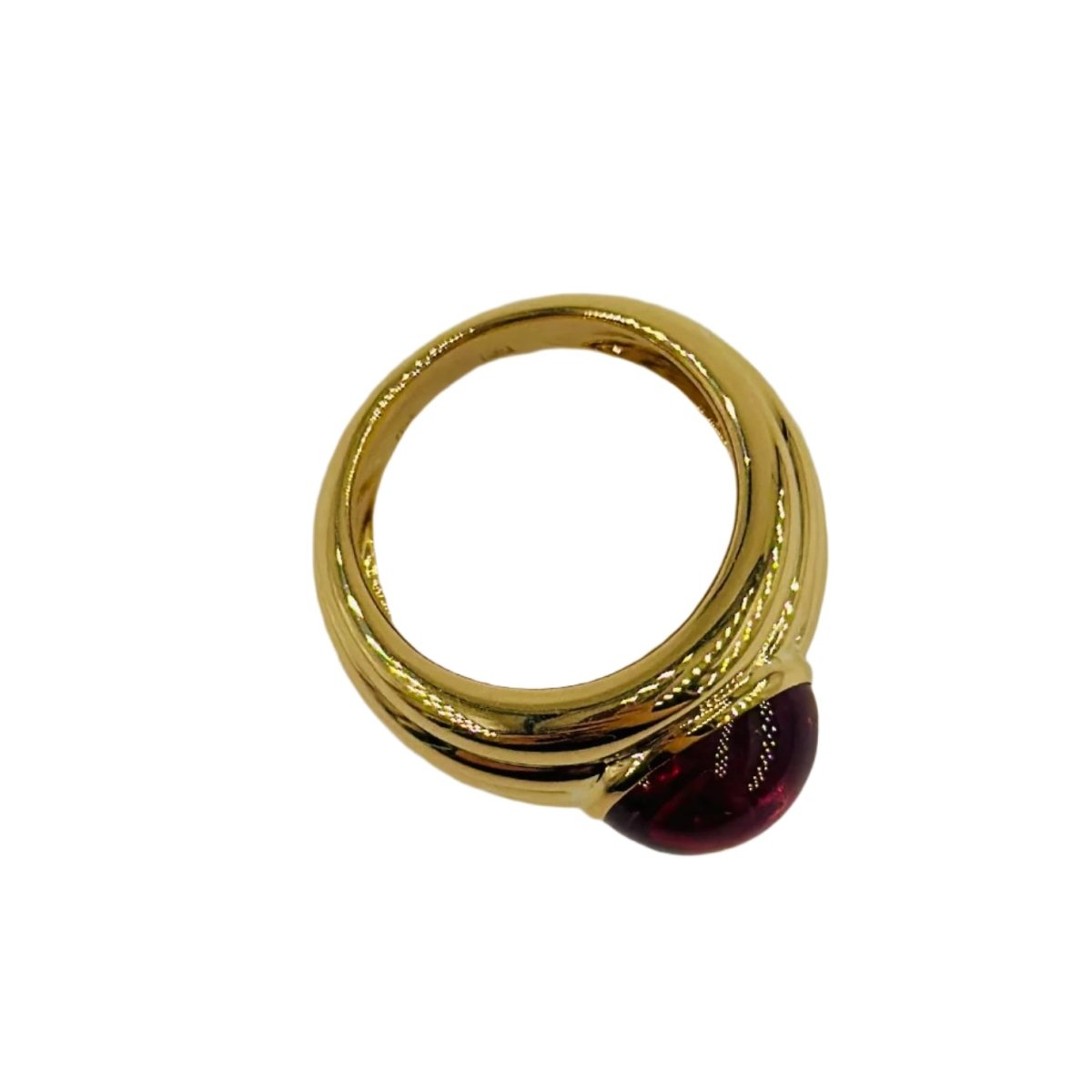 Bague en or jaune et tourmaline rose - Castafiore