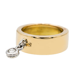 Bague en or jaune, or blanc et diamant - Castafiore