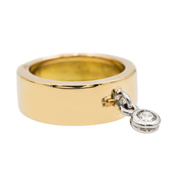 Bague en or jaune, or blanc et diamant - Castafiore