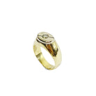 Bague en or jaune, or blanc et diamants - Castafiore