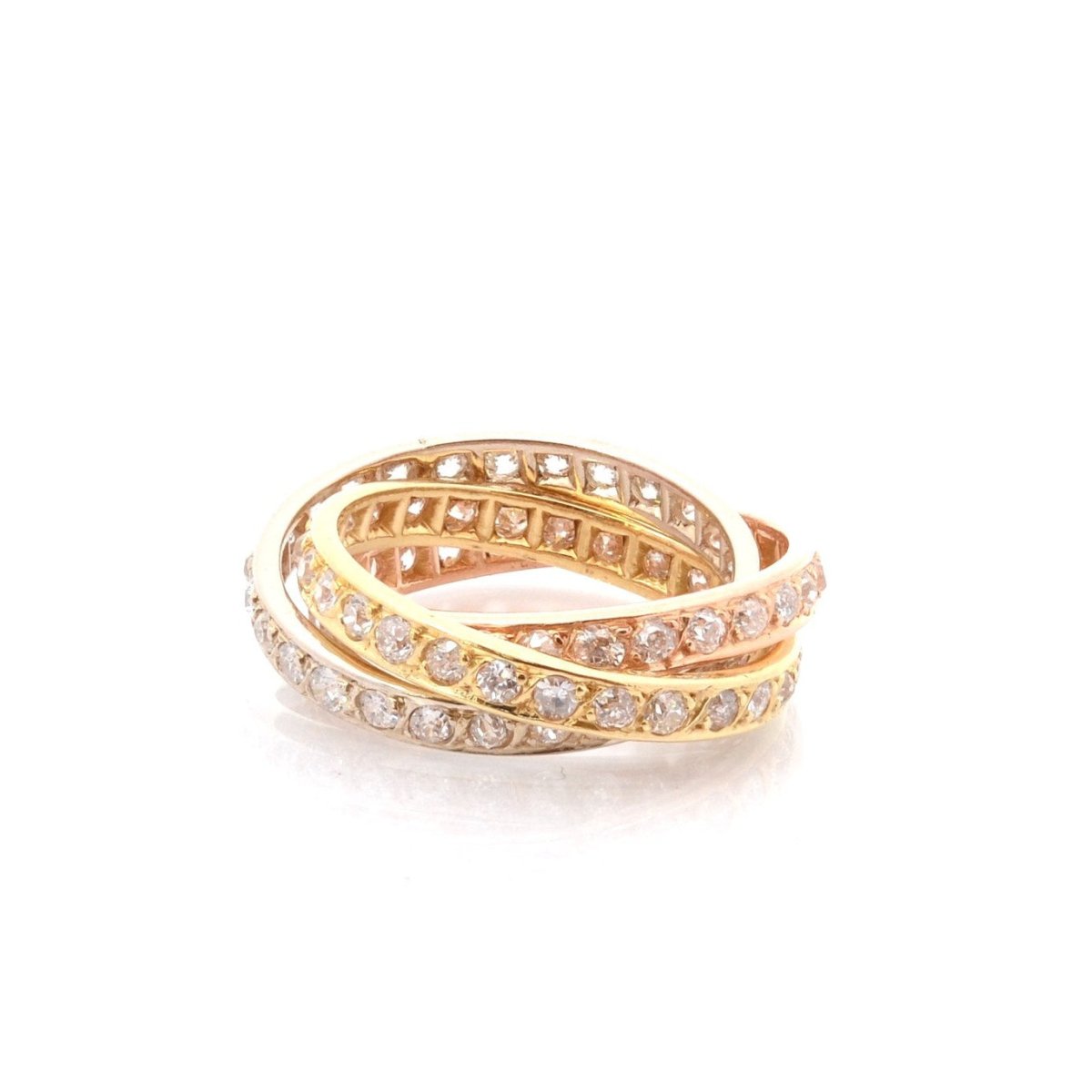 Bague en or jaune, or blanc et or rose - Castafiore