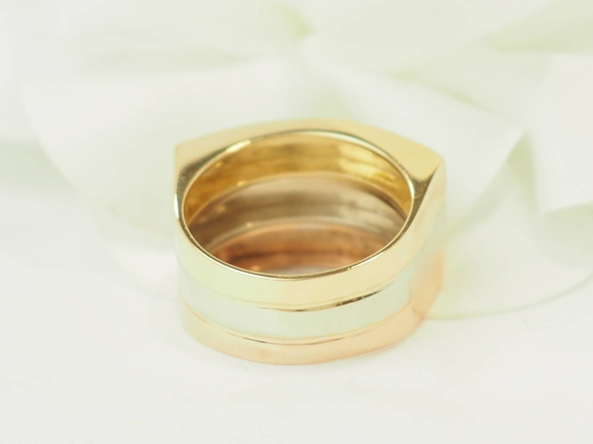 Bague en or jaune, or rose, et or blanc - Castafiore
