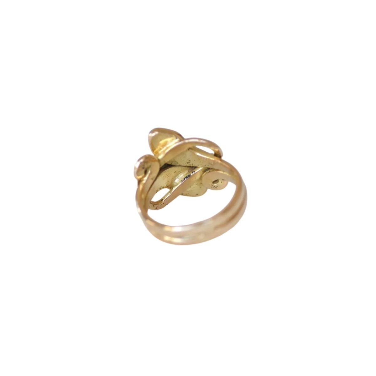 Bague en or jaune, or rose et rubis - Castafiore