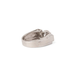 Bague en or jaune, platine et diamants - Castafiore