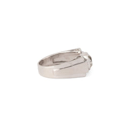 Bague en or jaune, platine et diamants - Castafiore