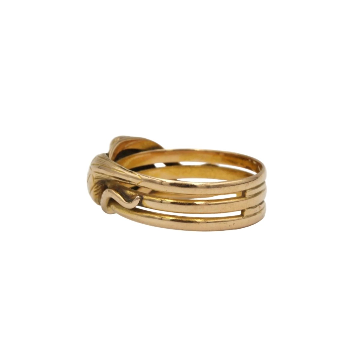 Bague en or jaune, rubis et saphir - Castafiore