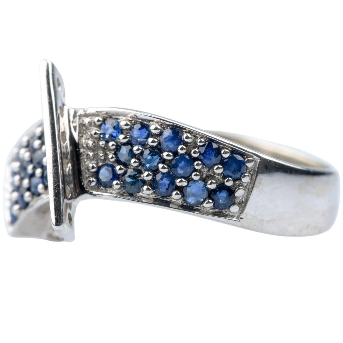 Bague en or jaune, saphirs et diamants - Castafiore